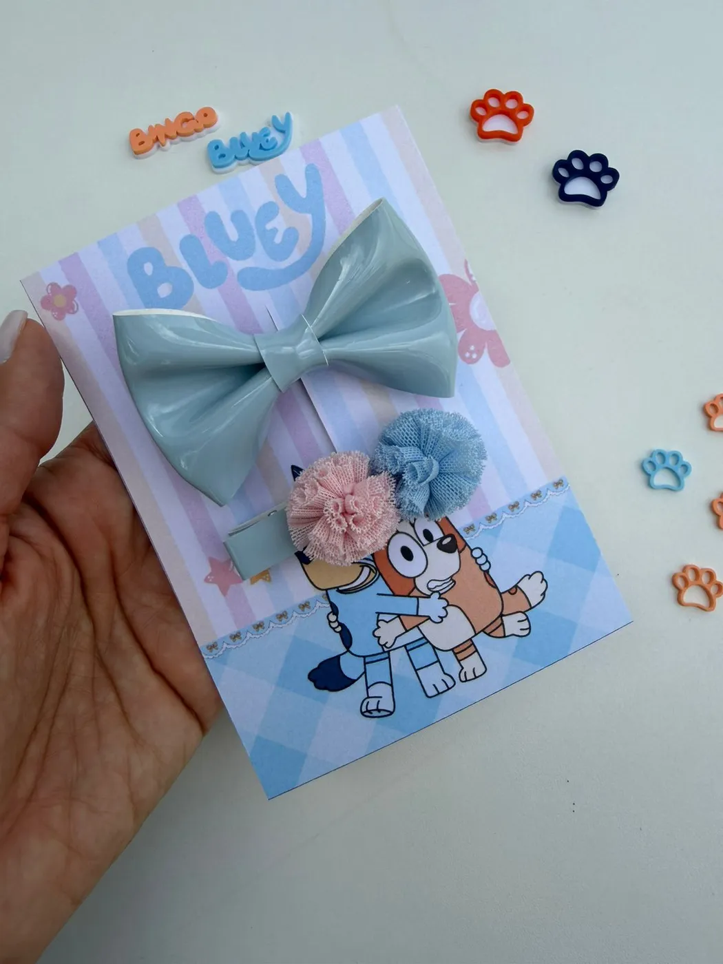 Parzinho Vinil com Hairclip
