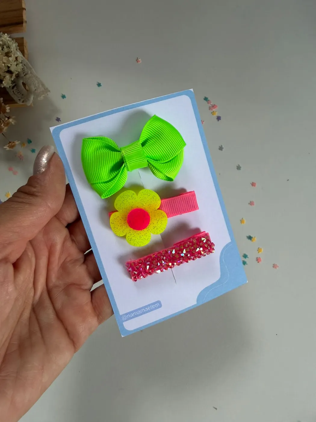 Trio de Hairclio Neon