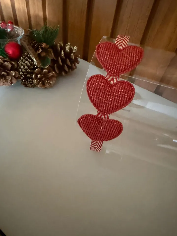 Tiara Coração Vermelho