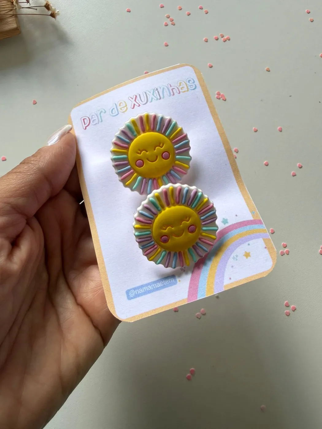 Parzinho de Xuxinha Sol Colorido