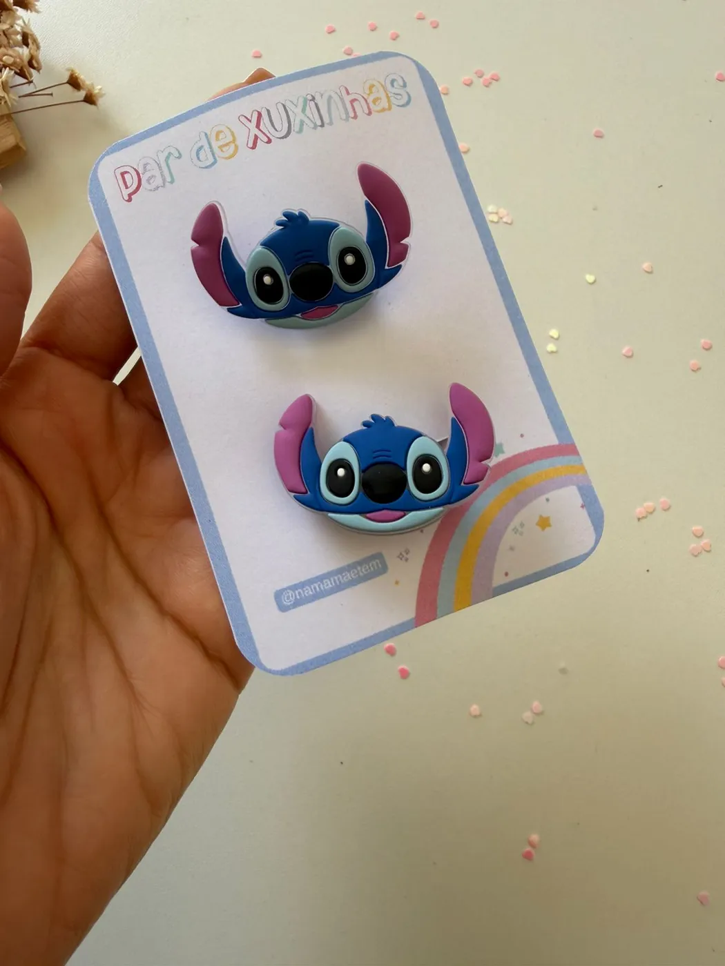 Parzinho de Xuxinha Stitch Azul