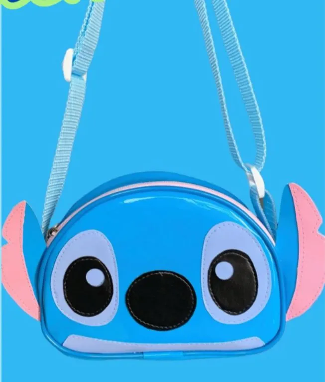 Bolsinha Transversal Stitch Azul