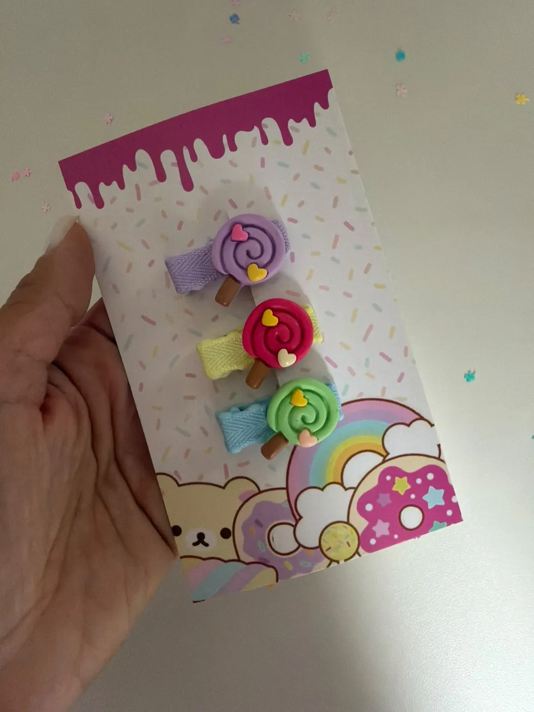 Kit Hairclip Pirulito